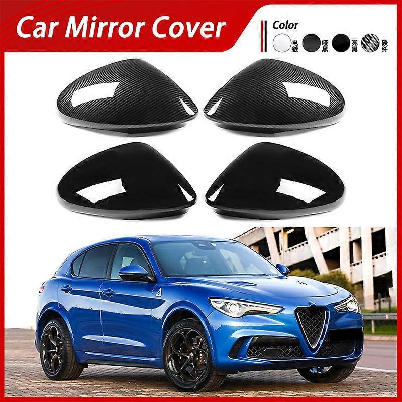 Applicable To 17-20 Alfa Romeo Steinway Stelvio Rearview Mirror Cover Rearview Mirror Shell