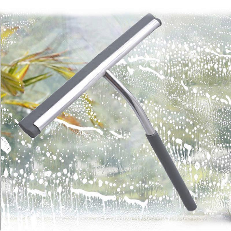 Silicone Shower Squeegee, Glass Cleaning Squeegee Stainless