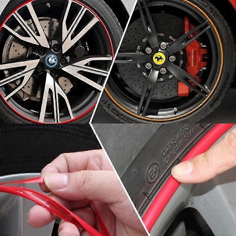 Pegatina de llanta de llanta de coche neumático automático chapado