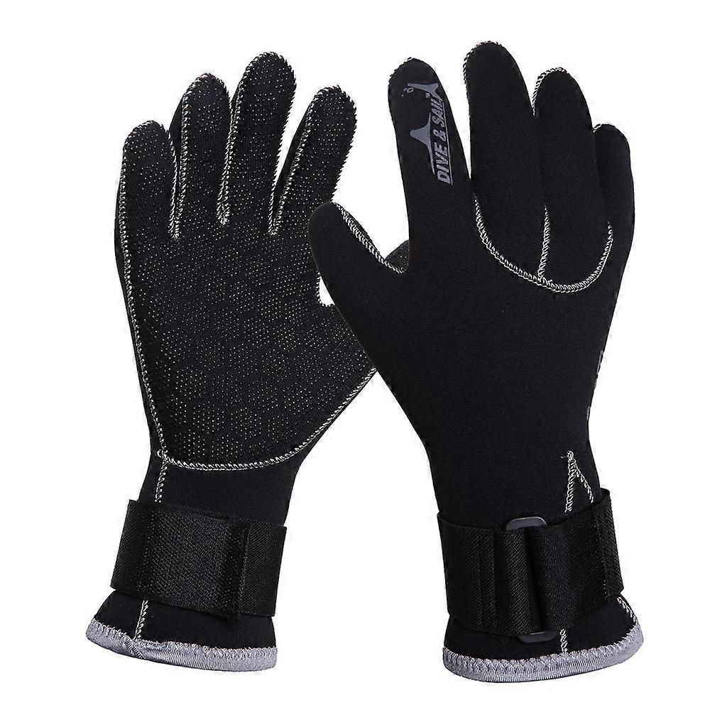 1 ζευγάρι Wetsuit Καταδύσεις Thermal Gloves για Άνδρες Γυναίκες Scuba Dive Kayak Boat L