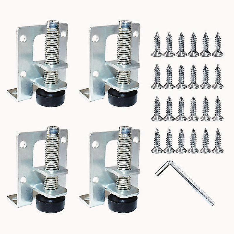 Adjustable Leveling Feet With Fixings 4 Pcs.