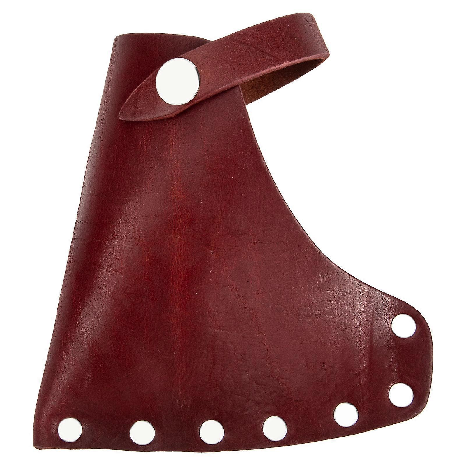 Axe Sheath Cattlehide Protective Cover Axe Head Sheath Portable Hatchet Cover