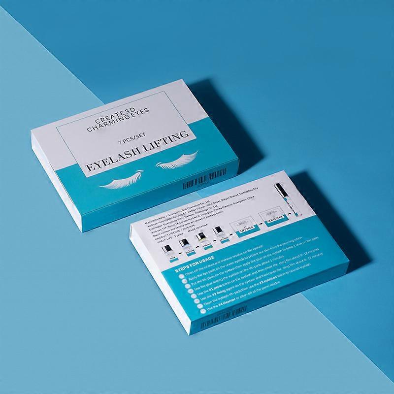 7pcs Portable Mini Lash Perming Kit  Eyelash Extension Lifting Set Lash Care Tool New