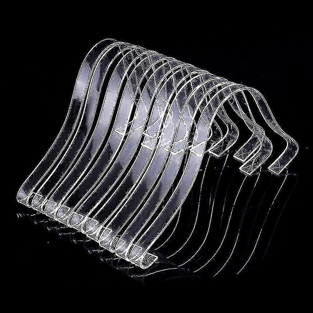 10 Pcs/5 Pairs Acrylic Clear Sandal Shoes Display Stand Inserts Holders Shoe Display Rack Shoe Support For Women's Shoes