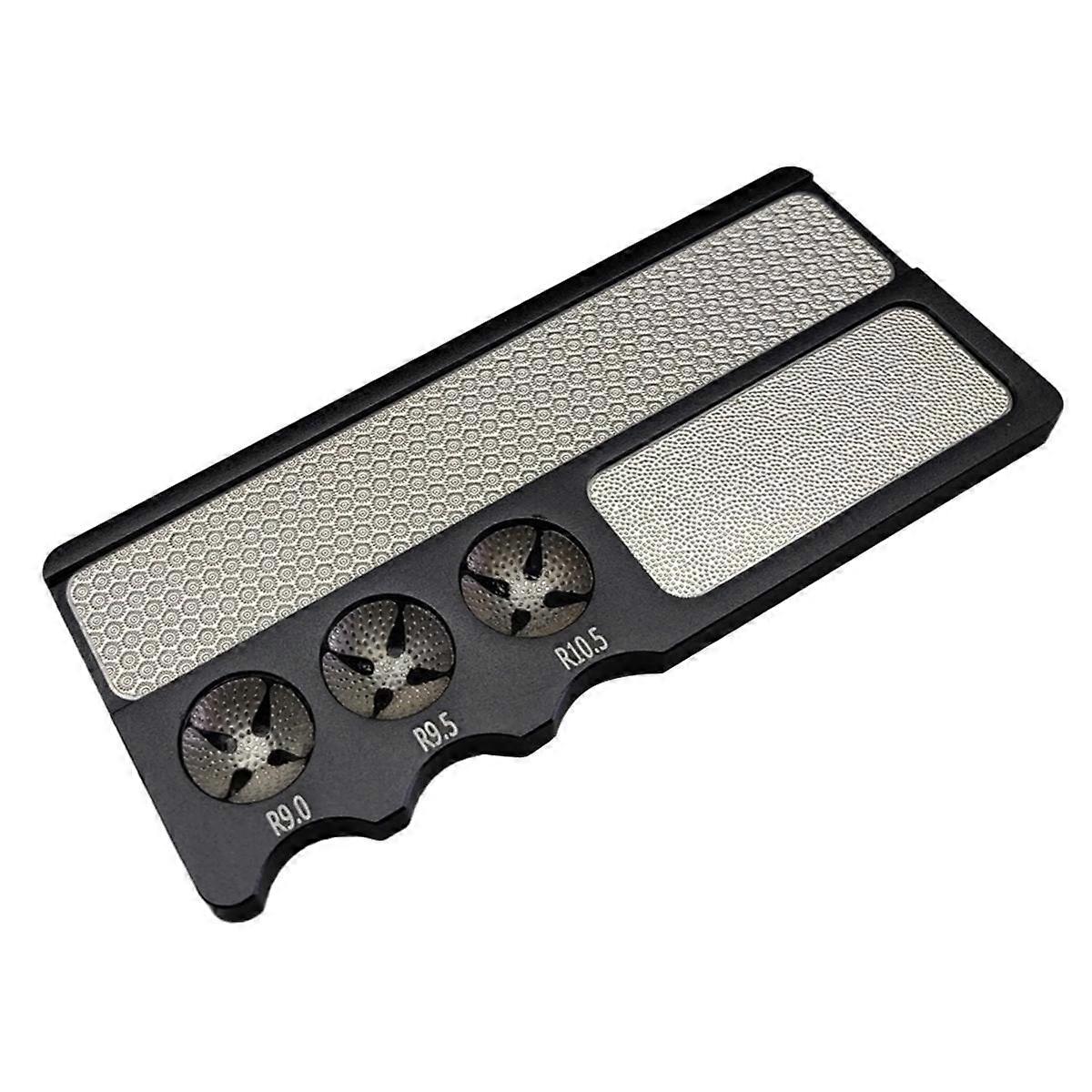 Tip Tool Professional Pool Tip Radius Shaper & Flat Scuffer Shape & Scuff Carom Snooker Pool Cue Tip Accessories Black