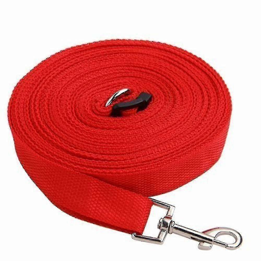 50ft Red Extra Long Cord Training Dog Leash