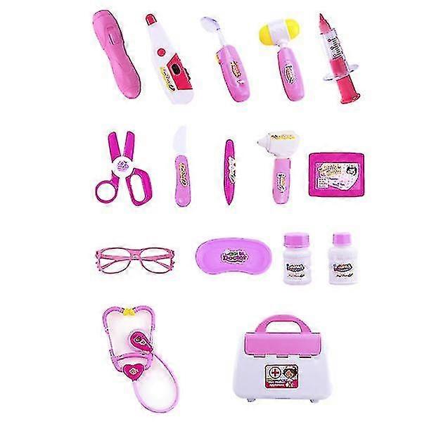 المحمولة الأطفال طبيب لعبة مجموعة التظاهر اللعب حقيبة ألعاب الأطفال الأطفال عيد ميلاد عطلة هدية