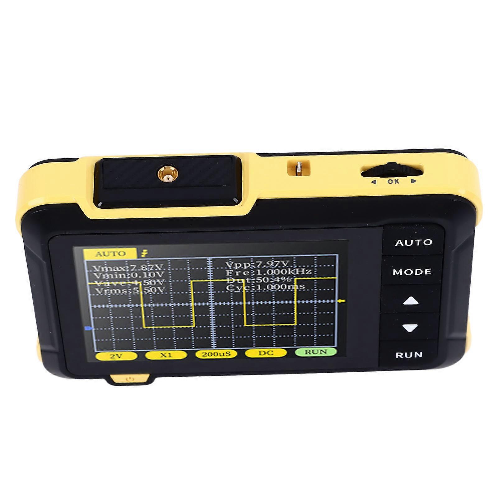 Handheld Mini Digital Oscilloscope Portable for Beginners 200K Bandwidth Repair Maintenance