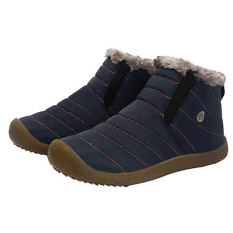 Waterproof Cloth, Rubber Cotton Winter Boots For Men-c