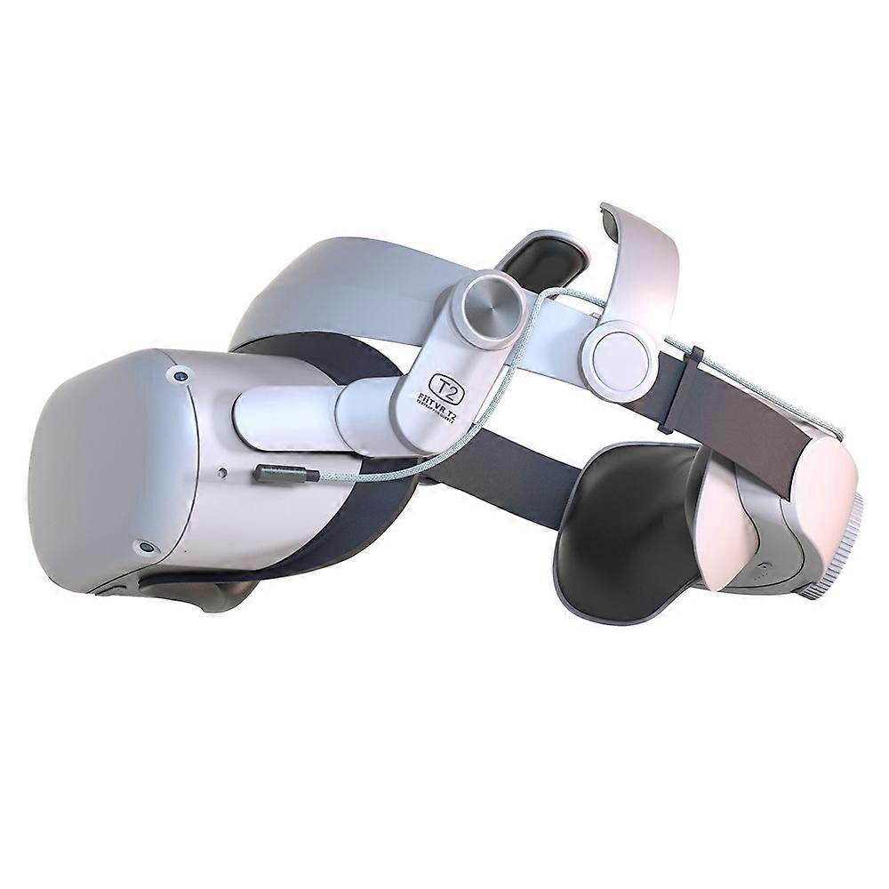 FIIT VR T2 Power For Oculus Quest 2 VR Head Strap Adjustable Headband 5000mAh Power Bank