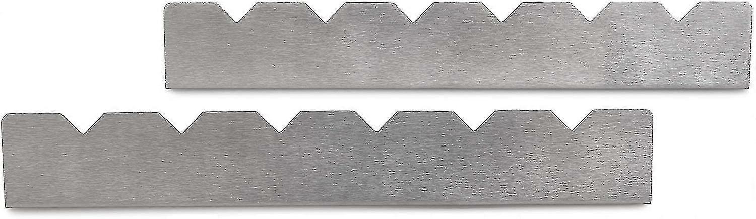 Skewer Rack - Stainless Steel Elevated Holder For 6 Skewers - Prevents Skewers From Burning And Sticking To The Grill - Skewers Not Included2-packsil