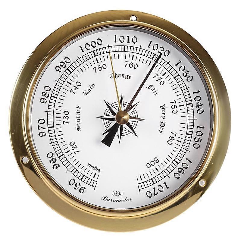 Drop Shipping Wall Mounted Thermometer Hygrometer Barometer Watch Tidal Clock Weather Station