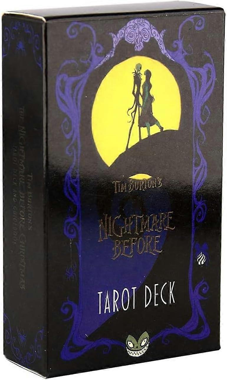 Sztxj Carte dei Tarocchi, Mazzo di Tarocchi di Rider Waite L'incubo prima di Natale 78 carte Set per la riunione di familiari e amici