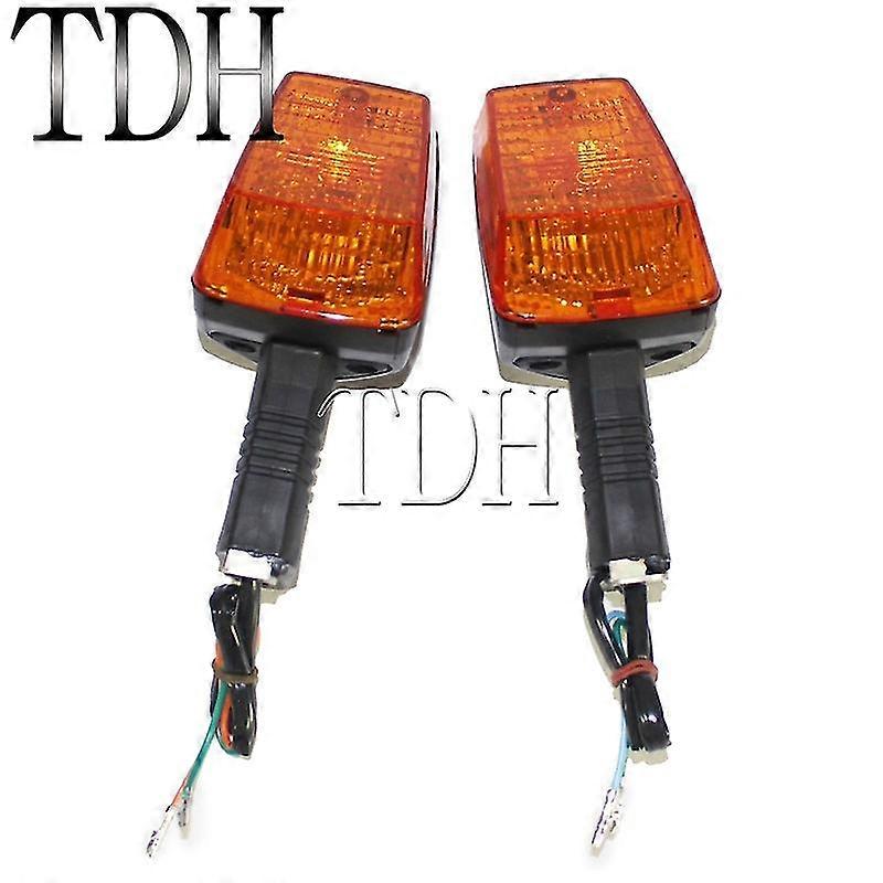 2x 4x 12V Motorcycle Front/Rear Turn Signal Indicator Light E3 Emark Turning Amber Yellow Flashing Blinker Lamp For MZ ETZ 251Motor Vehicle Lighting