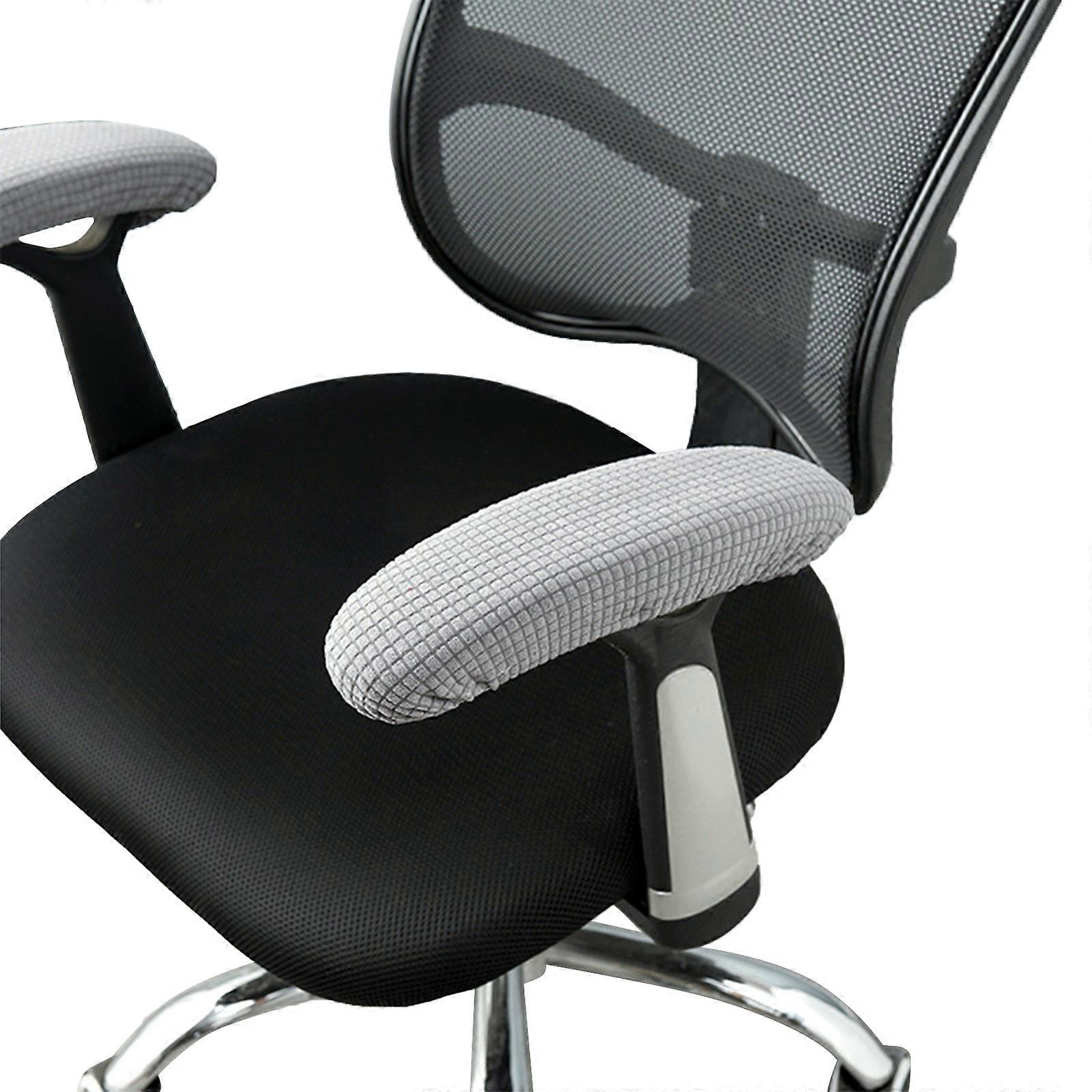 オフィスゲーミングチェアアームレストカバークッションパッドデスクチェアアームプロテクター、100%新品