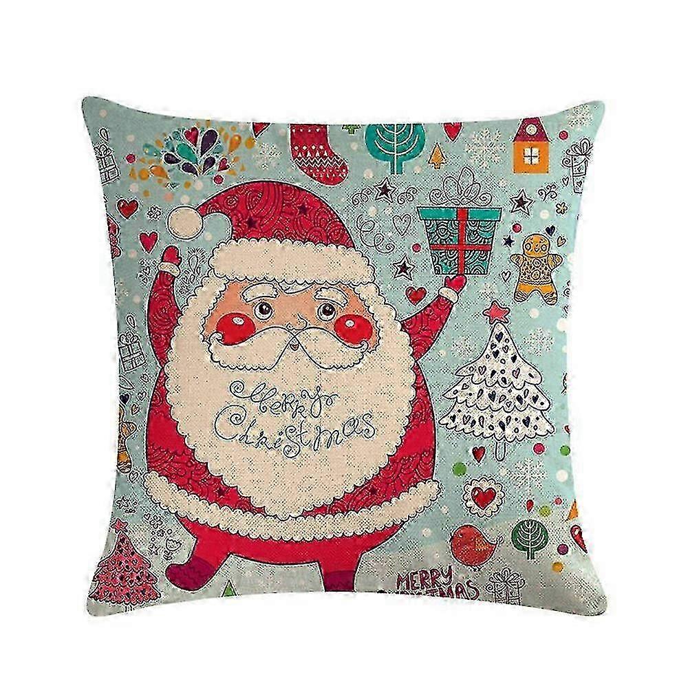 Santa Claus With Gift Christmas  Pillowcase