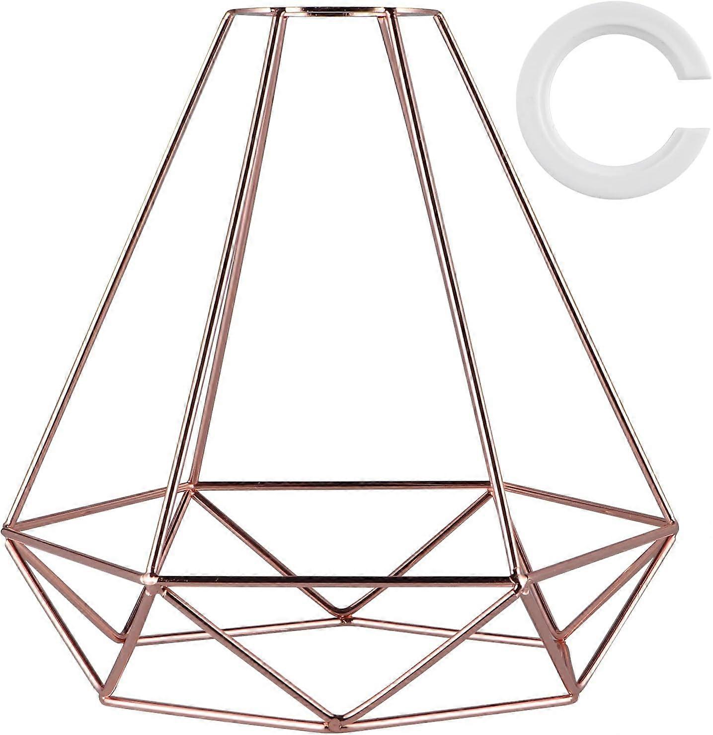 Lampenschirm Decke, Metall Lampenschirme, Draht Lichtschirm Roségold