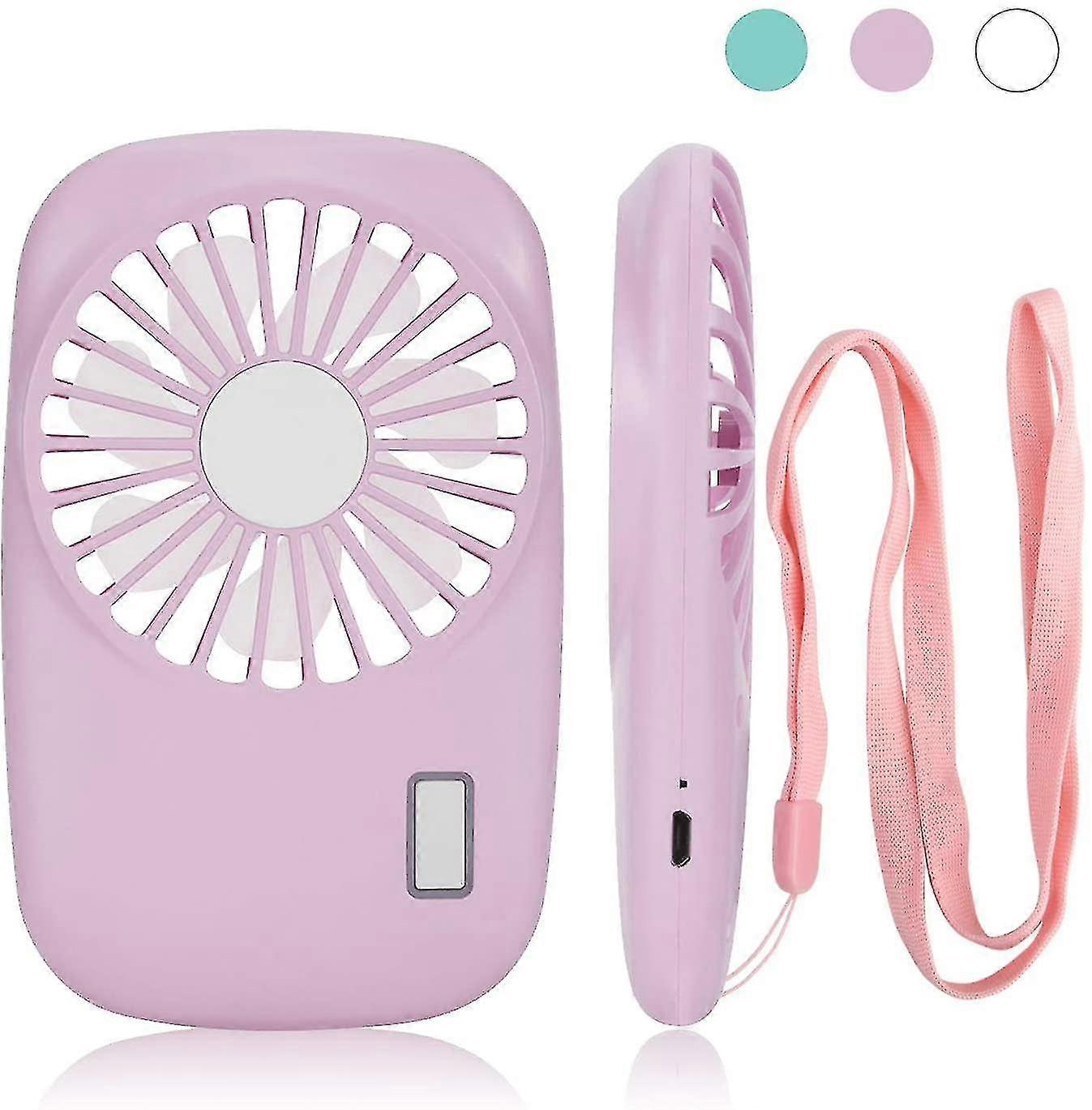 Small Portable Fan Rechargeable-Pink