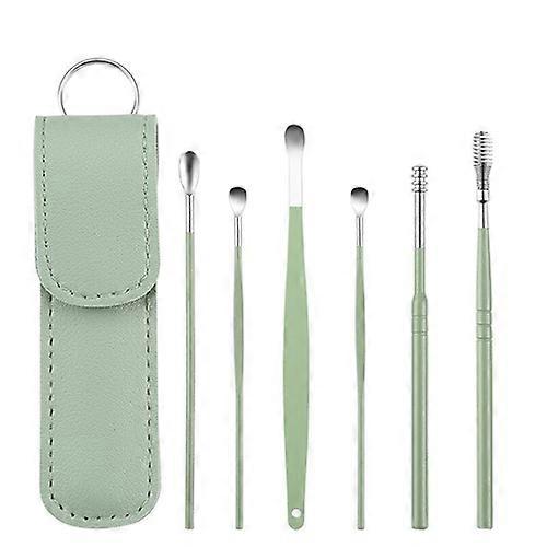 Čistič uší Odstraňovač ušního mazu Nástroj Vyndejte ušní maz Lžíce Spirála Uši Vytvrzovací sada
