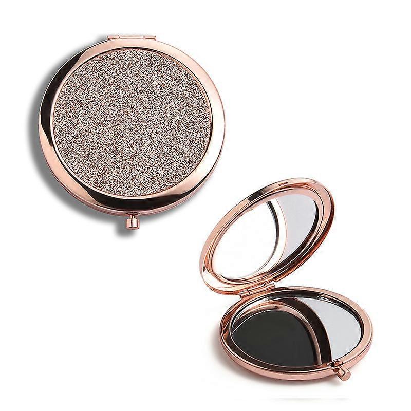 Amplifies Small Makeup Mirrors Circular Pocket Makeup Mirrors