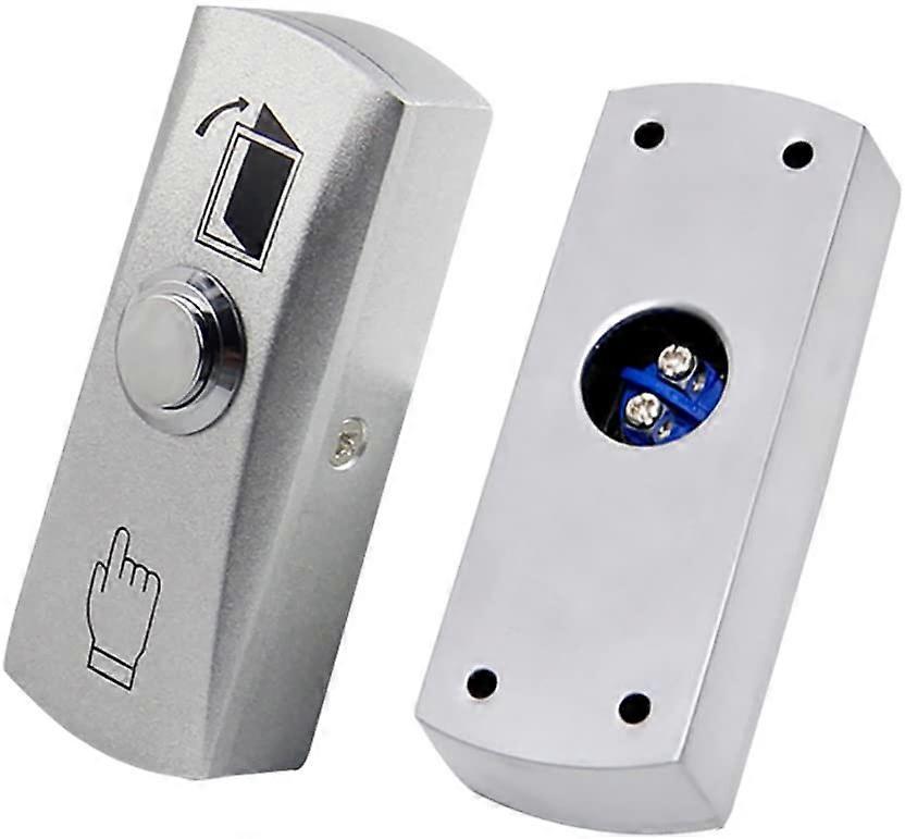 HANDS Free Shipping High Quality Stainless Steel Door Emergency Release Switch Exit Button Silver Keys for Access Control System-lh (Left)