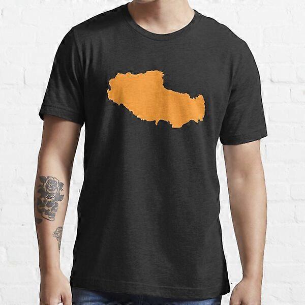 Mapa del Tíbet Essential T-Shirt-RK16633