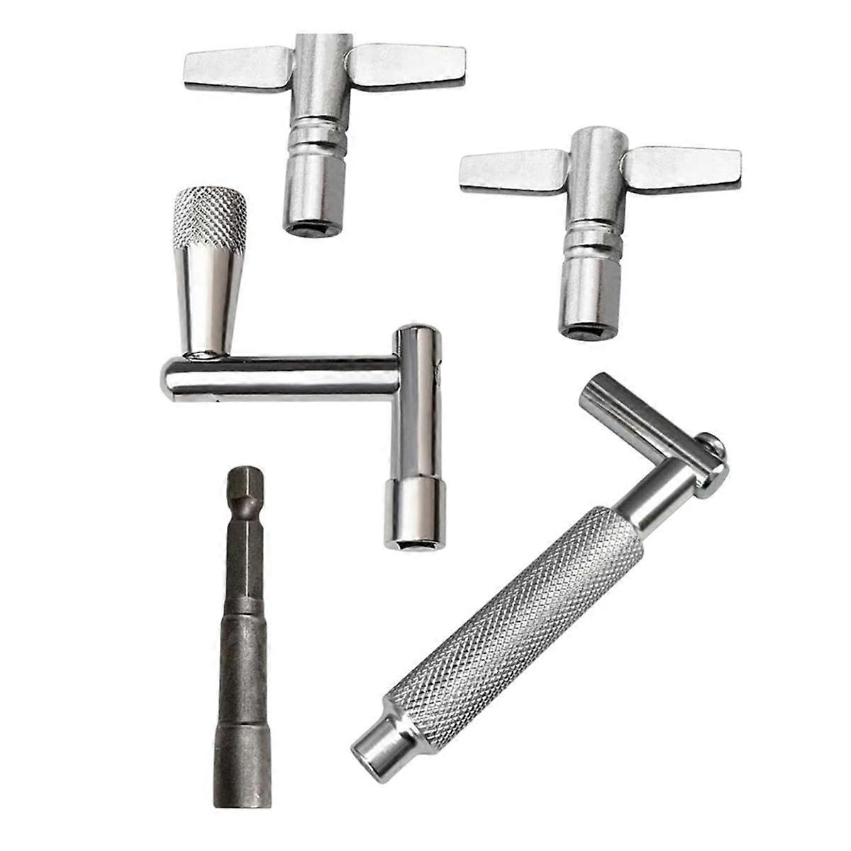 Z-Shaped T-Shaped Metal Drum Key Quick Drum Lock High-Speed Rotating Speed Detachable Instrument Accessories