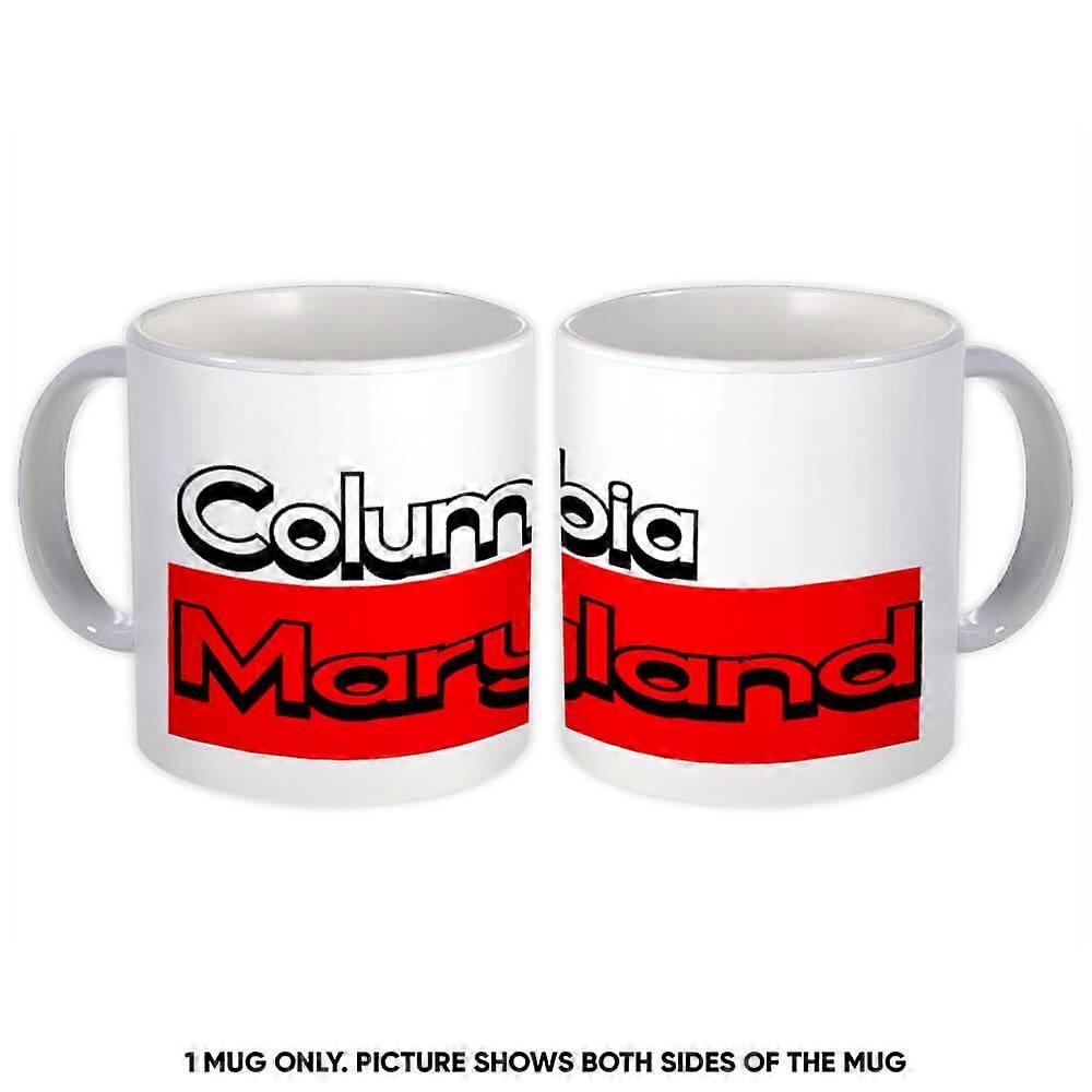 Gift Mug: Columbia Maryland Rectangle