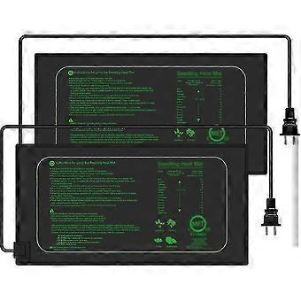 2 Pack Seedling Heat Mat For Seed Starting,10" X 20.75" Waterproof Heating Pad For Indoor Plants Germination(,)