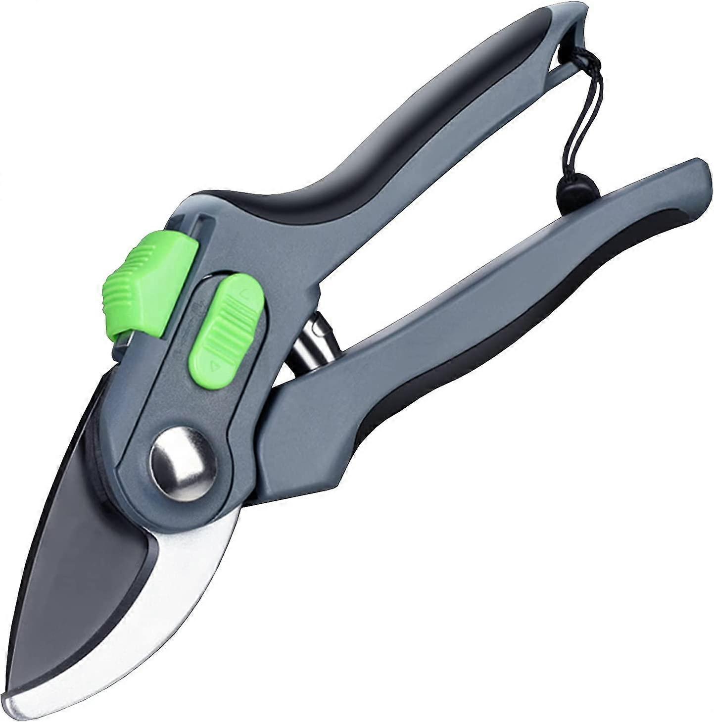Pruners, Professional Pruners, Premium Titanium Safety Lock, Shock Spring, Two Pruning Modes