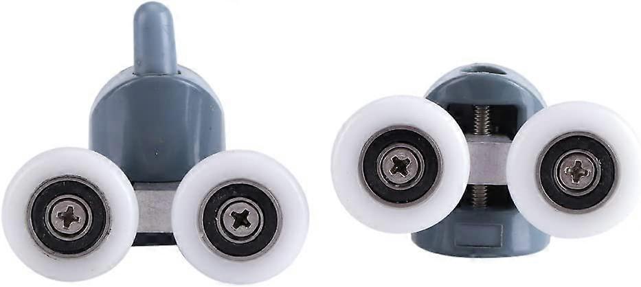Double Shower Door Rollers Pulleys Wheels Runners Bathroom Roller Replacement Sliding Door(Double