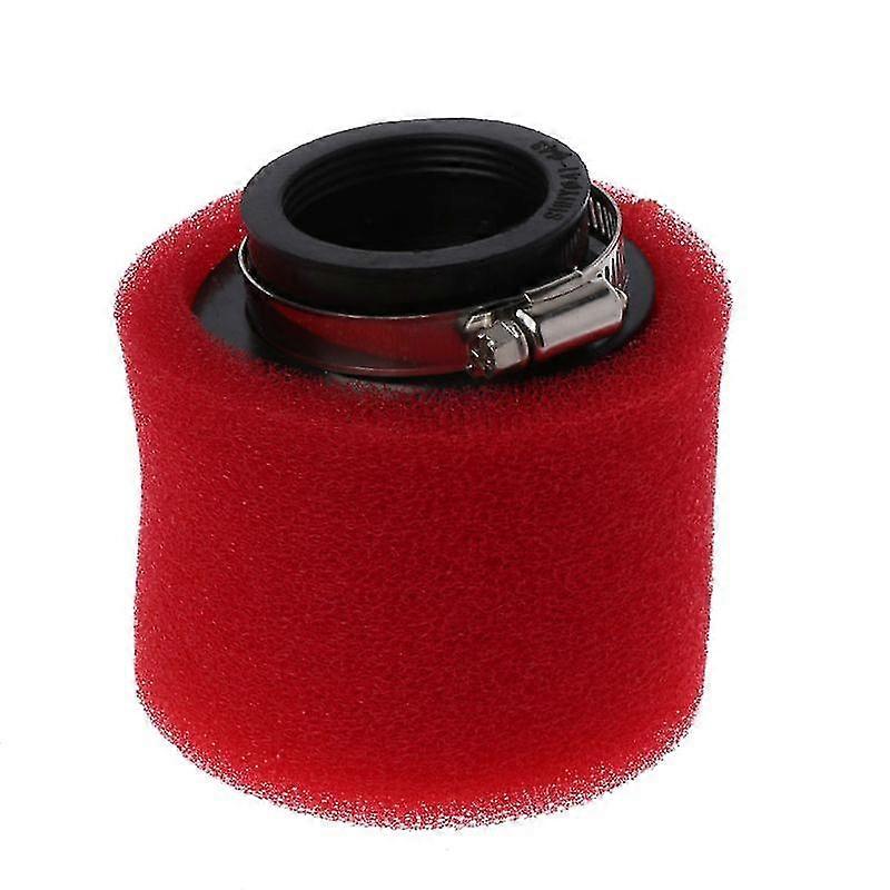 Motorcycle Double Layer Sponge Straight Air Filter Cleaner 35/38/40/42/45/48mm