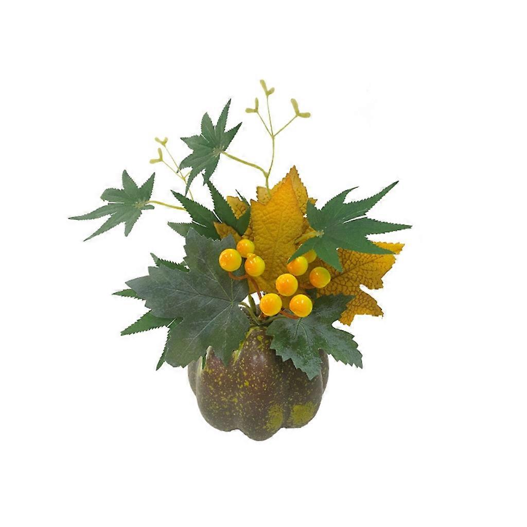 Simulation Pumpkin Crafts Statue for Photo Studio Props Halloween Display