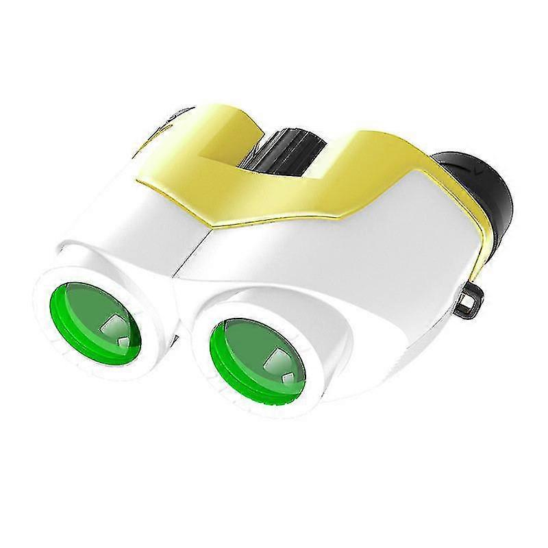 10x25 binoculares para, telescopio hd, amarillo