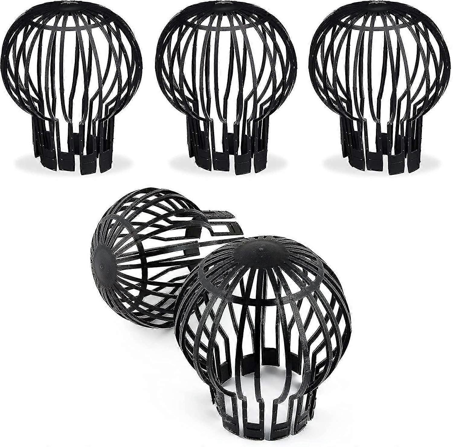 5 Pcs Downspout Filter, Gutter Guards, Keeps Gutters Unclogged By Leaves, Moss