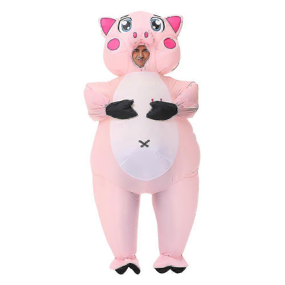 Oppblåsbar griskostyme til påske for voksne