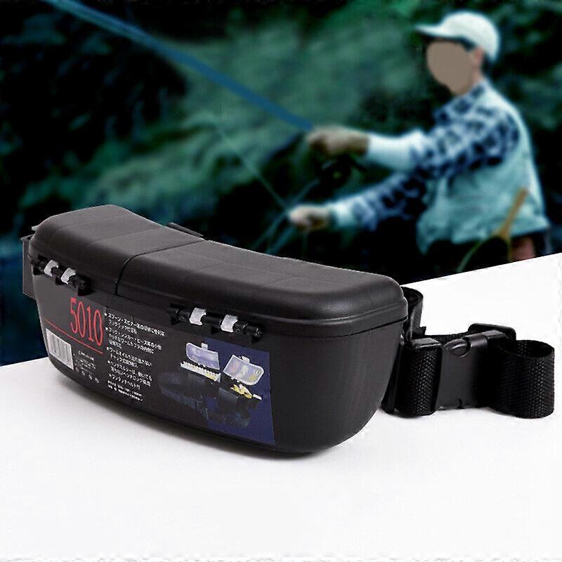 Angelgerät Box Aufbewahrung Angelköder Köder Blinker Haken Rollen Aufbewahrungstasche Tackle Box mit Hüftgurt; Angelgerät Box Lagerung Angelköder Köder