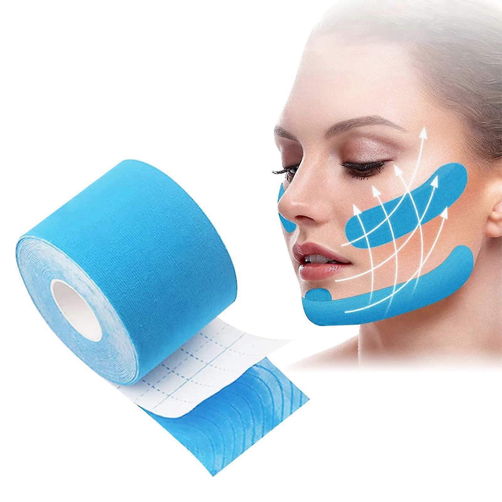 Face Lifting Tape, Wrinkle Make-up, Myofascial Face Tightening Band, Anti-wrinkle Patches, Facial Patches 2.5 Cm X 5 M