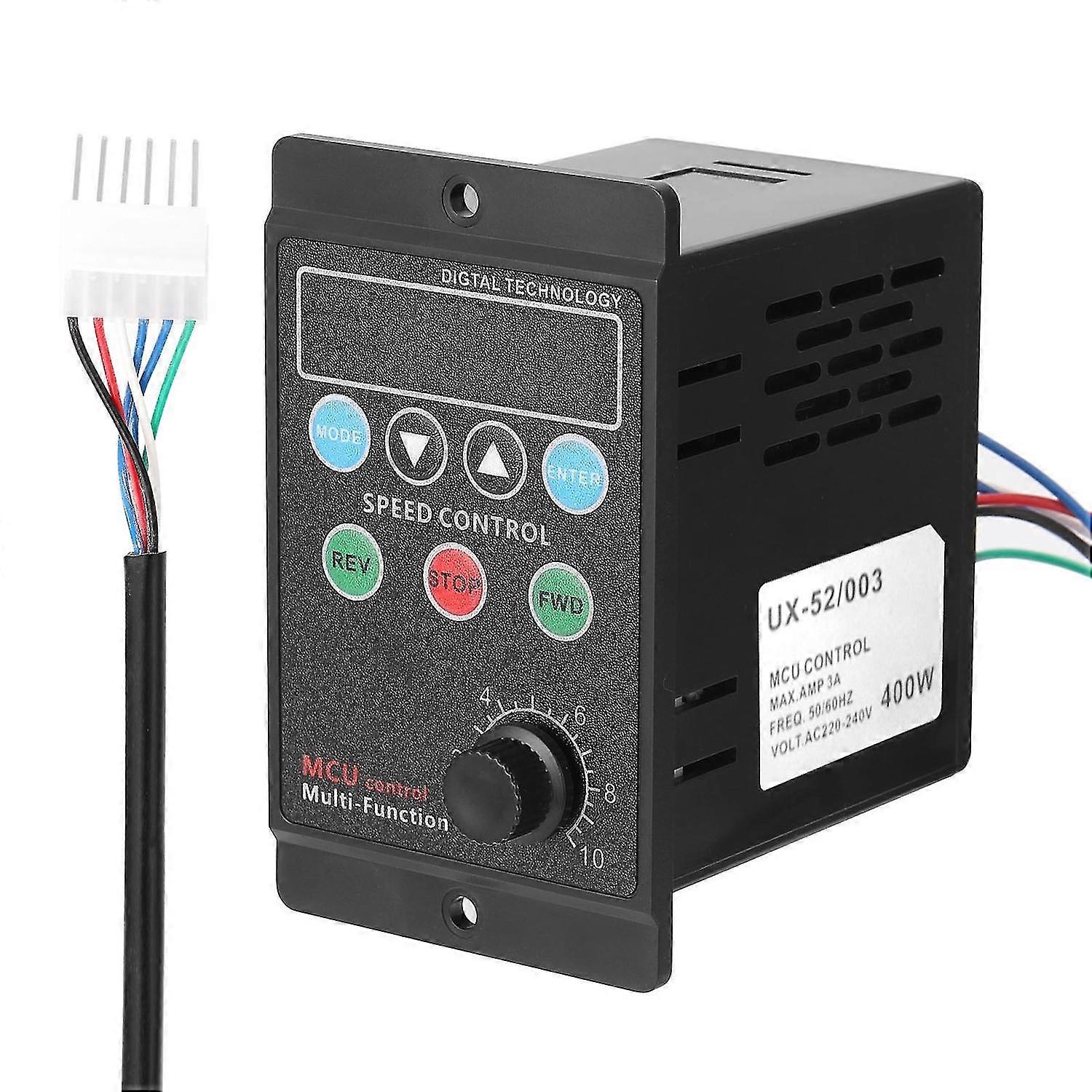 400W AC220V Multifunctional Motor Speed Controller Motorspeed Regulator Controller Display Rate Targ