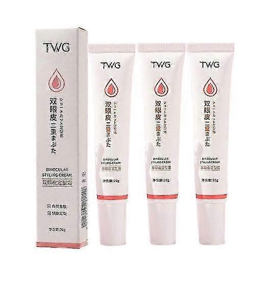 Styling Cream, 3Pcs Double Eyelid Styling Cream, Double Eyelid Shaping Cream Invisible Eyelid Cream