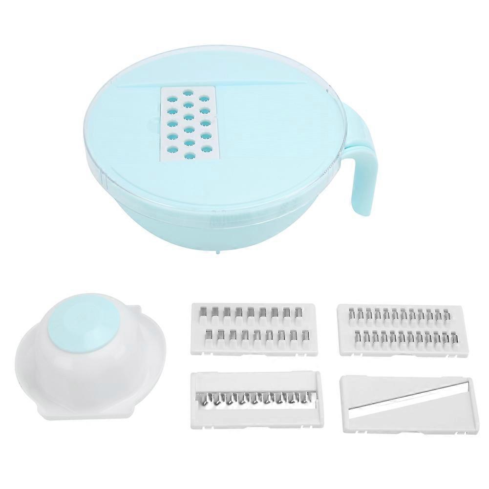 Multifunctional Household Kitchen Vegetable Potato Onion Grater  Cutter ToolBlue