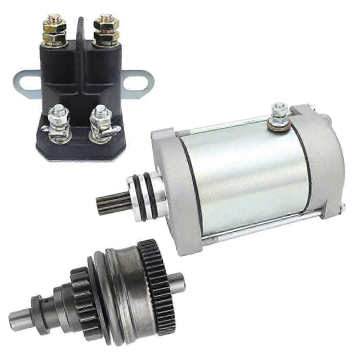 Starter & Bendix & Relay compatiblePolaris Sportsman 700 800 X2 07-14| Ranger 700 800 Xp 06-15| RZR 800 4 S 08-14, 4010417 4011584 401