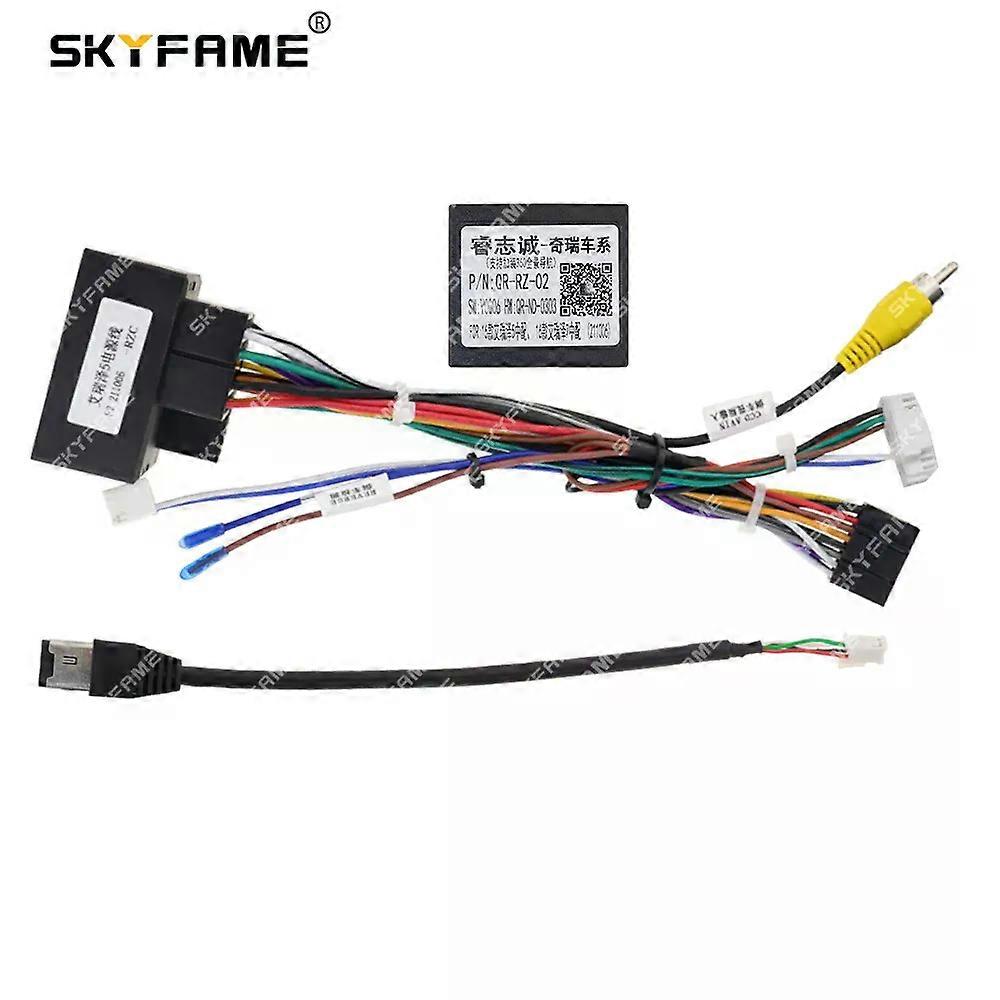 Gjelder bil 16pin ledningsnettadapter canbus boks dekoder android radio strømkabel for chery arrizo 5 QR-RZ-02