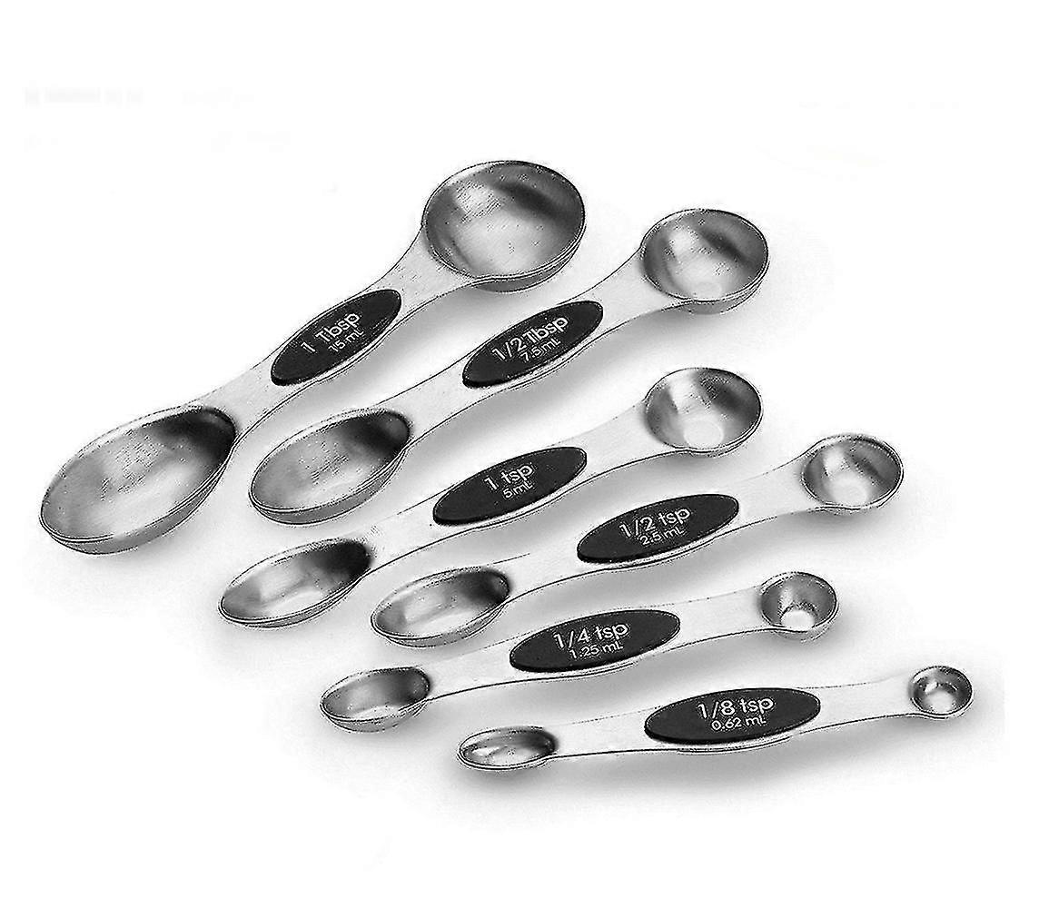 Double End 430 Less Steel Measuring Spoon Set