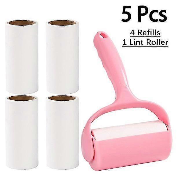 Lint Roller With Cover Reusable Stiy Fur Lint Removers For Clothes, Furniture, Carpet, Car Seats,7840