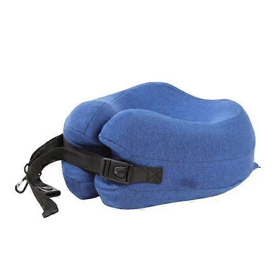 U-shaped Pillow Neck Protector Memory Foam Thick Elastic Slow Bounce Travel Neck Pillow