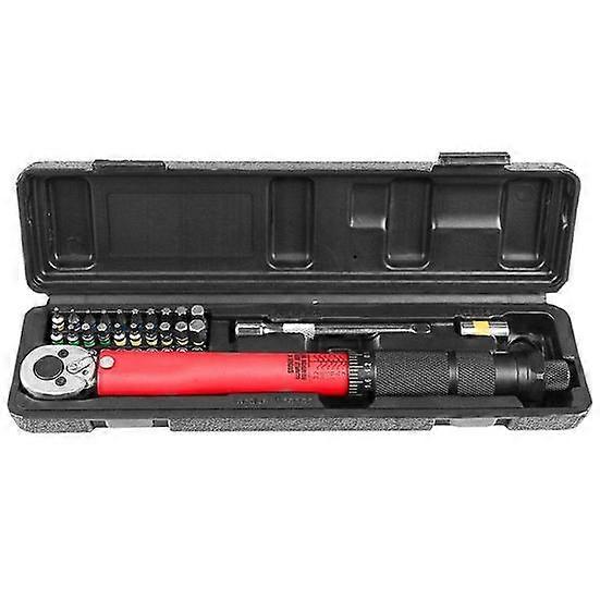 Drive Torque Wrench Set Rustproof Corrosion Resistant Dual-Direction Adjustable Torque Wrench Repair Tool Kit