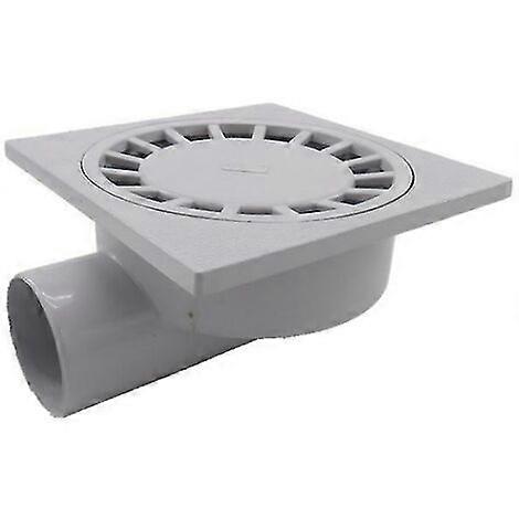 Side shift odor proof floor drain wall