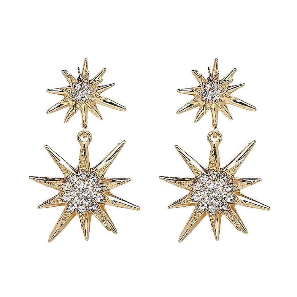 Alloy Ear Tapers Plugs Diamond Shape Ear Expanders Piercing Stud Jewelry