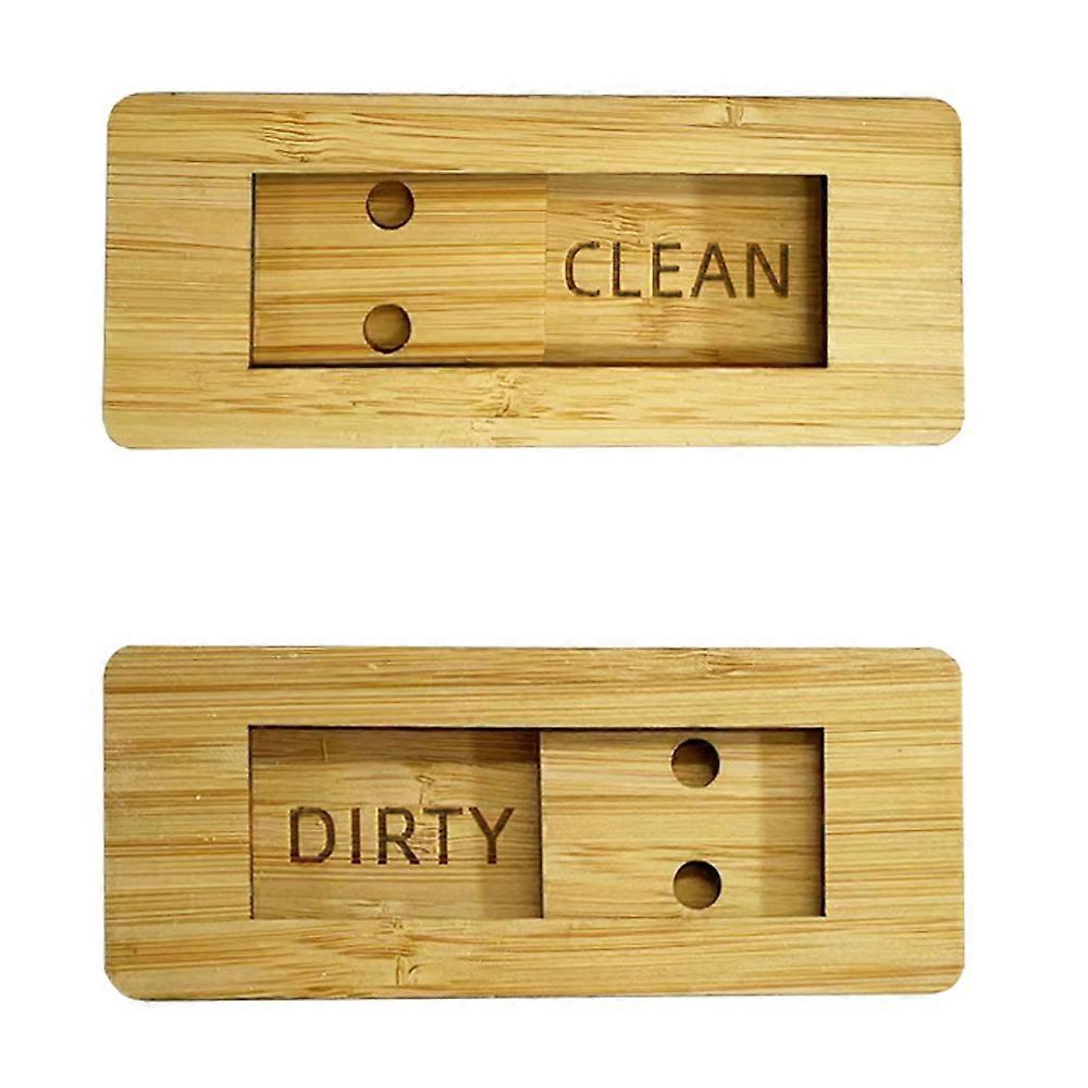 Dishwasher magnet clean dirty sign indicator